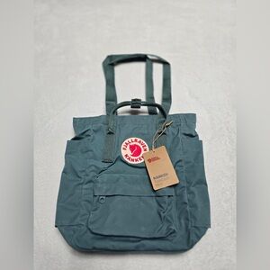 Fjallraven Kanken Frost Green Totepack Mini NWT